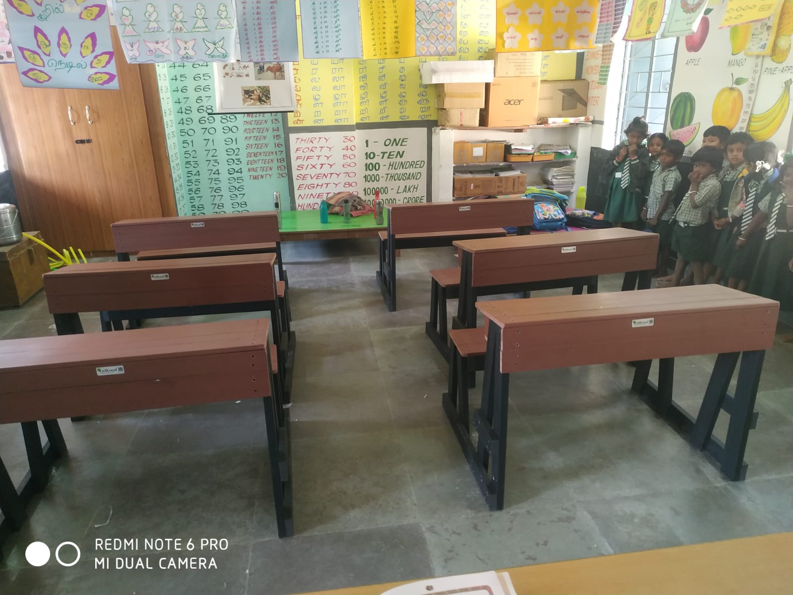 CSR action by Corporates using unWOOD School Benches