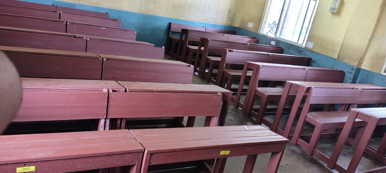 unWOOD School Benches at Manjunatha Rural School, Nelamangala, Bangalore