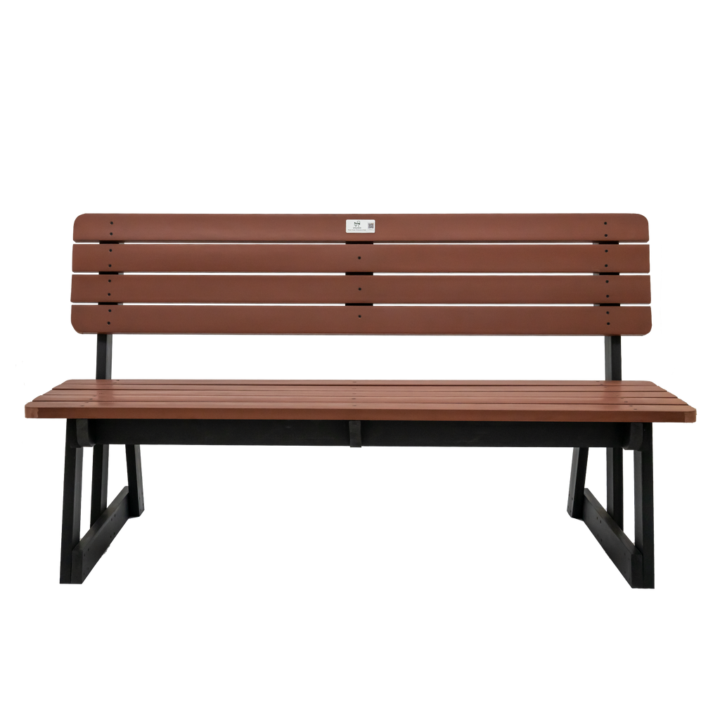 Bench with Backrest 3-Seater