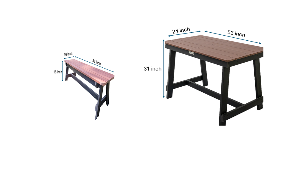 Picnic Table Set (6 Seater)