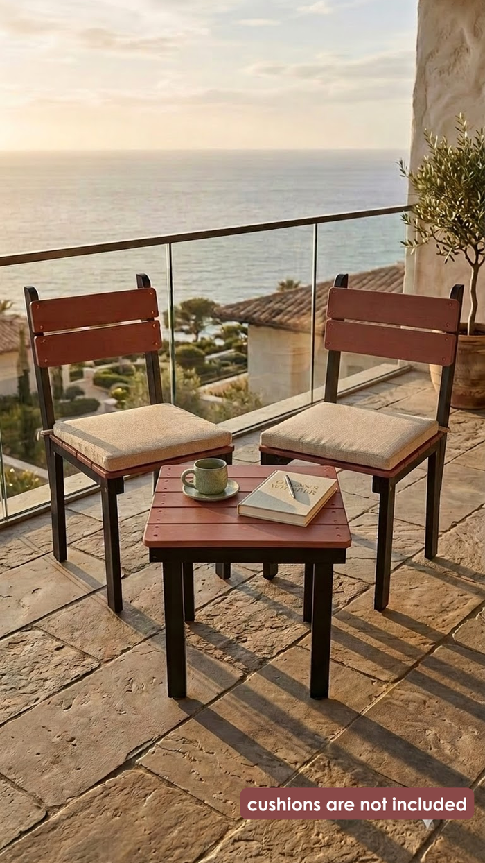 UNWOOD COFFEE TABLE CHAIR SET